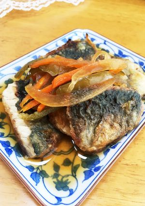 ふんわり食感のアジの南蛮漬け♡-レシピのメイン写真