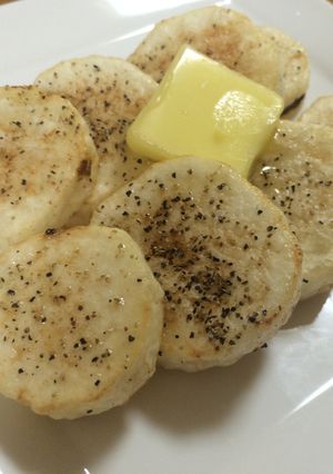 簡単 おつまみにも！長芋素揚げバター醤油-レシピのメイン写真
