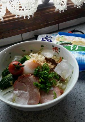 冷たいスープかけラーメン-レシピのメイン写真