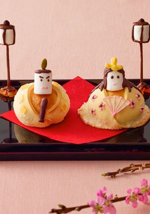 お雛さまパン-レシピのメイン写真