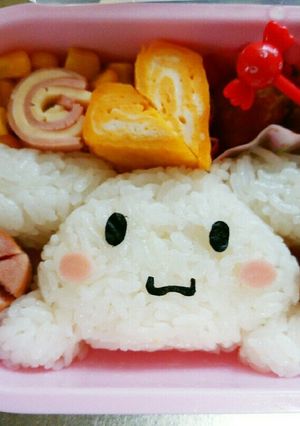 キャラ弁　シナモン♡簡単おにぎりサンリオ-レシピのメイン写真