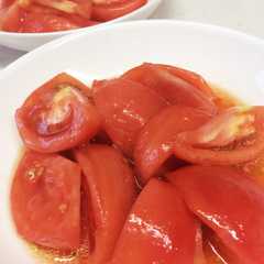 A picture of 直火で皮剥き☆トマトの梅シロップマリネ.