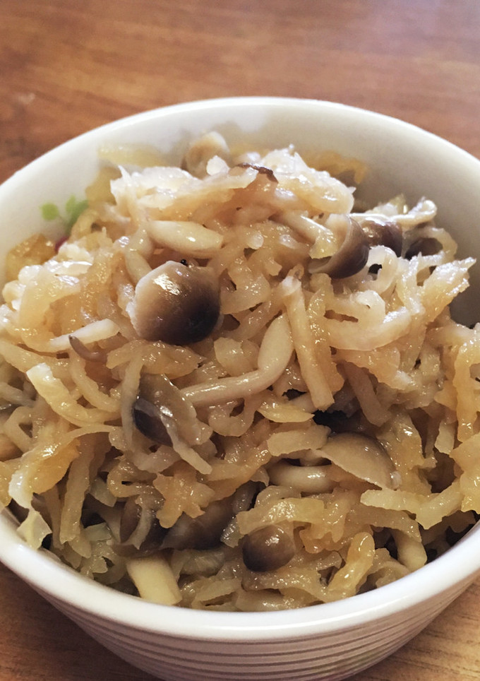 切り干し大根ときのこの炒め物(透析)-レシピのメイン写真