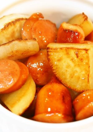 おつまみや弁当に大根とソーセージの炒め物-レシピのメイン写真