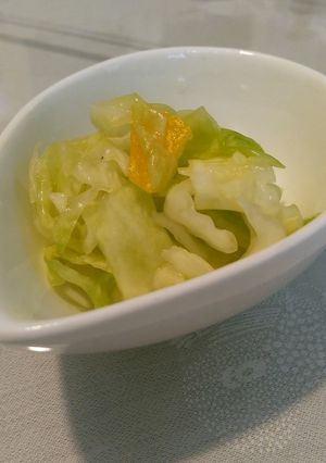 ざく切りキャベツと塩レモンのサラダ-レシピのメイン写真