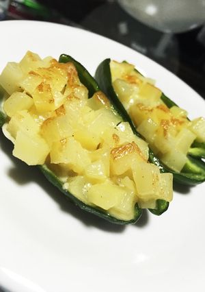 ピーマンのじゃが詰め:-)-レシピのメイン写真