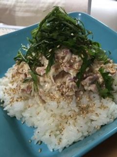 簡単美味しい みょうがのツナマヨ丼-レシピのメイン写真