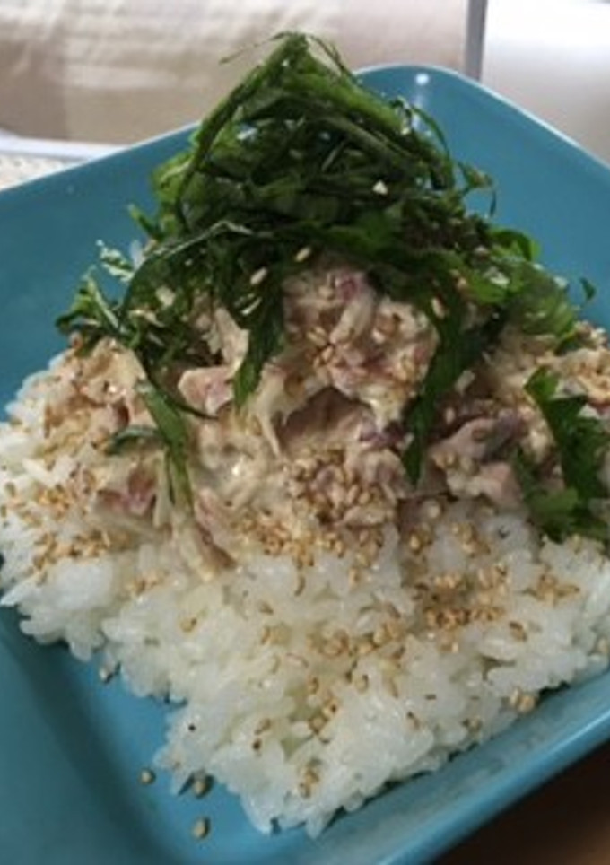 簡単美味しい　みょうがのツナマヨ丼-レシピのメイン写真