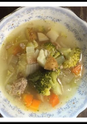 新じゃがとひき肉のコンソメスープ-レシピのメイン写真