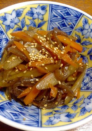 きんぴらごぼう☆すき焼きのたれで楽チン！-レシピのメイン写真