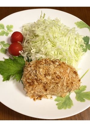 揚げないチキンカツ☆エリンギとチーズ入り-レシピのメイン写真