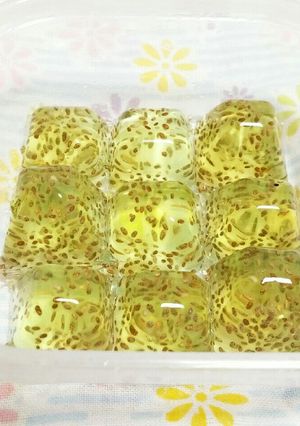 レンジでチアシード蒟蒻ゼリー-レシピのメイン写真