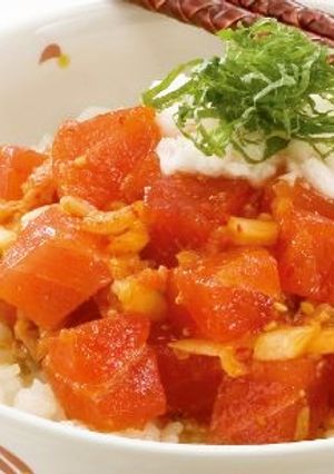 まぐろとキムチの山かけ丼-レシピのメイン写真