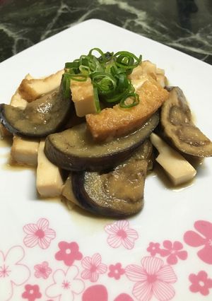 簡単♪なすと厚揚げのみそ炒め♪ご飯に♪-レシピのメイン写真