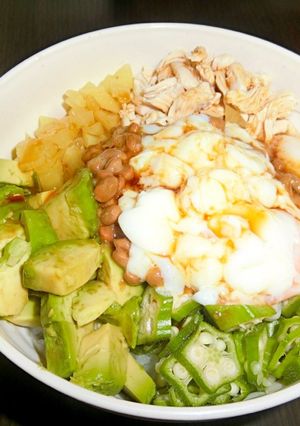 食欲そそるネバネバ丼♪-レシピのメイン写真