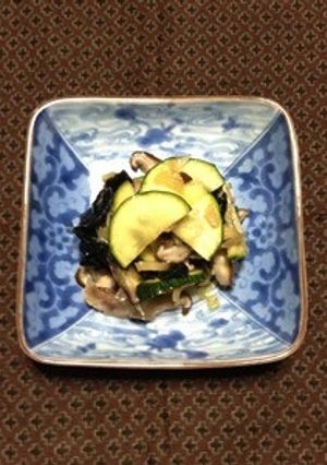 ズッキーニと椎茸、茗荷の漬けびたし-レシピのメイン写真
