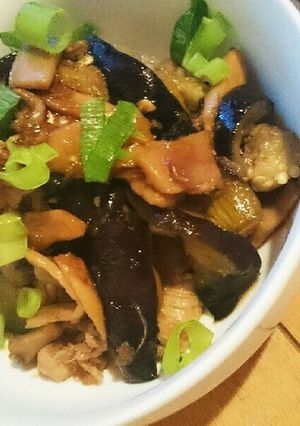 豚こまと茄子とエリンギの甘辛炒め-レシピのメイン写真