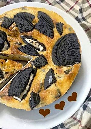 ミキサーのみ牛乳で簡単オレオチーズケーキ-レシピのメイン写真
