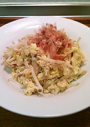 もやしツナ卵炒め-レシピのメイン写真
