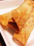 ウィンナーの餃子の皮巻きの揚げ物