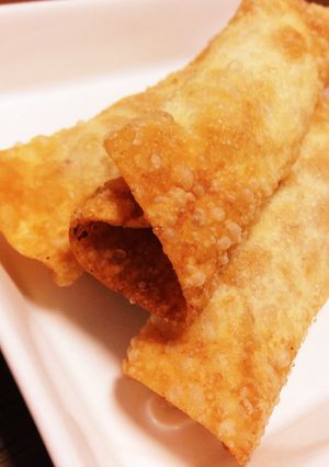 ウィンナーの餃子の皮巻きの揚げ物-レシピのメイン写真