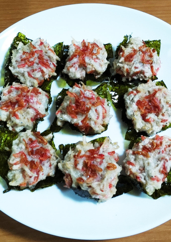 海苔としらすと小エビのかき揚げ-レシピのメイン写真