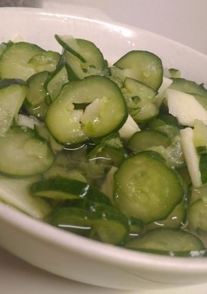 きゅうりとりんごの酢の物-レシピのメイン写真