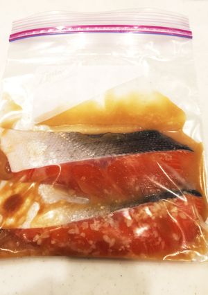 ふっくら柔らか☆サーモンの塩麹味噌漬け-レシピのメイン写真