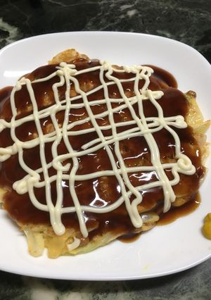 簡単♪納豆お好み焼き♪-レシピのメイン写真