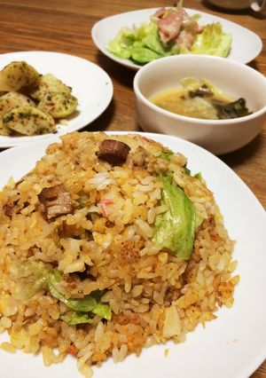 パラパラレタスチャーハン-レシピのメイン写真
