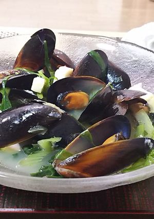 ムール貝のワイン蒸し-レシピのメイン写真