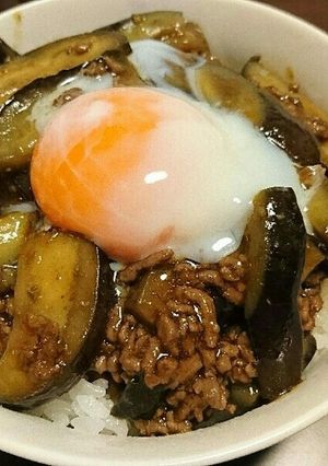 麻婆茄子丼-レシピのメイン写真