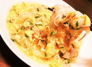 パリッと焼きそうめんの中華あんかけ-レシピのメイン写真