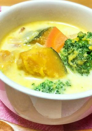 みんな大好き♪かぼちゃミルクスープ♪-レシピのメイン写真