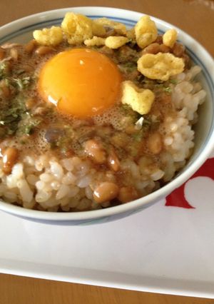 焼きそば粉末ソースde納豆TKG-レシピのメイン写真