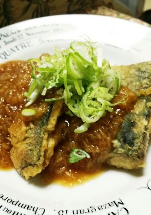 サバのカレー揚げ♪おろしあんかけソース✨-レシピのメイン写真