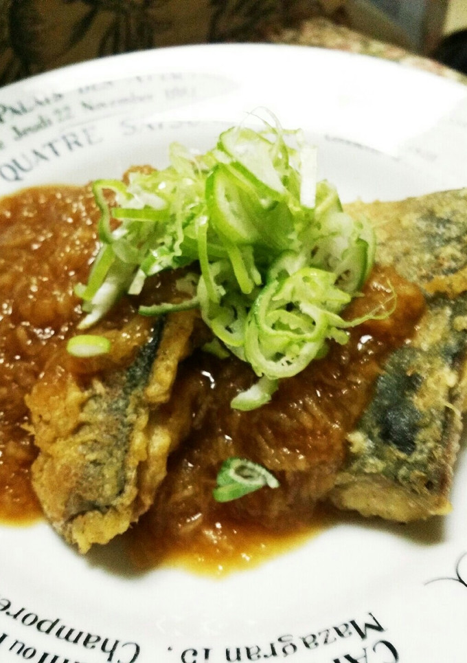 サバのカレー揚げ♪おろしあんかけソース✨-レシピのメイン写真