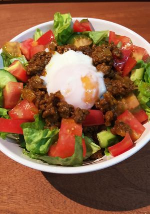 ほんのりカレー風味タコライス-レシピのメイン写真