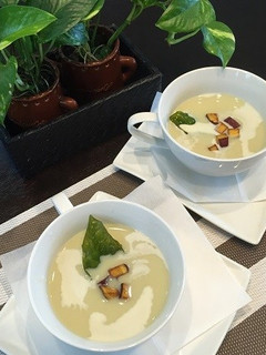 さつま芋と豆乳で簡単冷製スープ-レシピのメイン写真