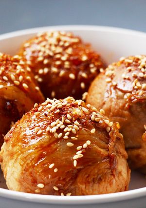 簡単！！肉巻きおにぎり-レシピのメイン写真
