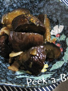 ナスと豚バラの炒め煮-レシピのメイン写真
