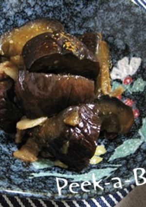 ナスと豚バラの炒め煮-レシピのメイン写真