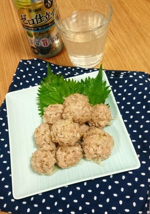 【春雨入り】ヘルシー蒸し肉団子-レシピのメイン写真