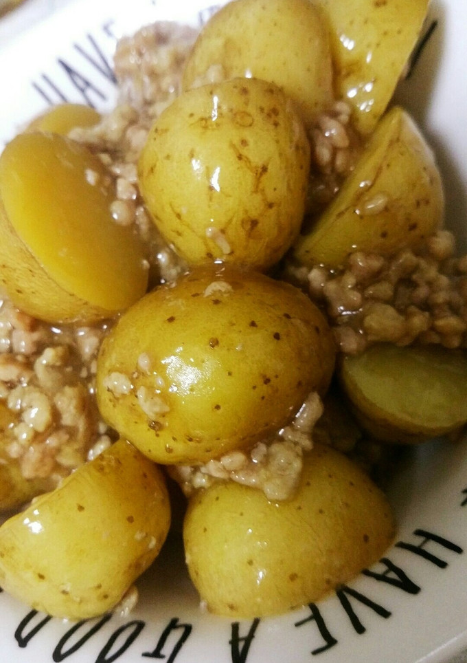 炊飯器で★新じゃがのそぼろ煮-レシピのメイン写真