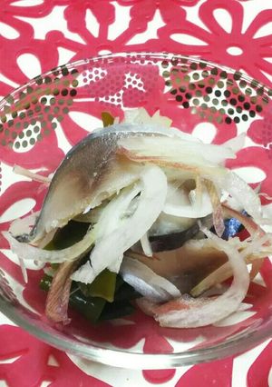 〆鯖と香味野菜のポン酢和え-レシピのメイン写真