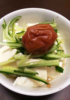 梅きゅうの冷や奴-レシピのメイン写真