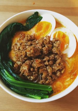 豆乳で作る濃厚坦々蕎麦-レシピのメイン写真
