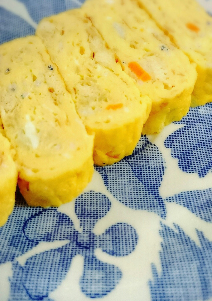 余った切り干し大根の煮物としらすで卵焼き-レシピのメイン写真