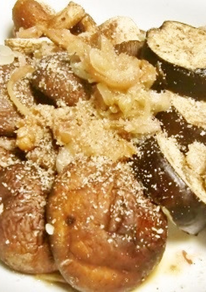 みょうが香る、生シイタケとなすのやきもの-レシピのメイン写真