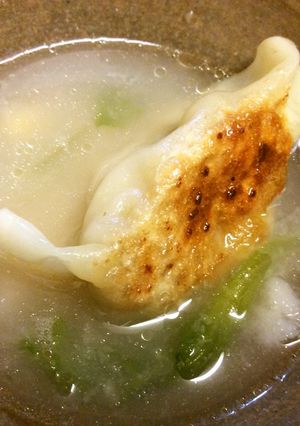 焼き餃子スープ-レシピのメイン写真